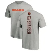 Adam Shaheen Chicago Bears Backer T-Shirt - Ash