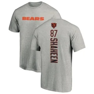 Adam Shaheen Chicago Bears Backer T-Shirt - Ash