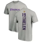 Adam Thielen Minnesota Vikings Backer T-Shirt - Ash