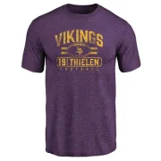 Adam Thielen Minnesota Vikings Flanker Tri-Blend T-Shirt - Purple