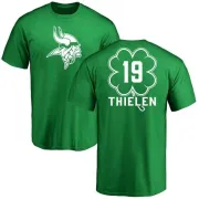 Adam Thielen Minnesota Vikings Green St. Patrick's Day Name & Number T-Shirt