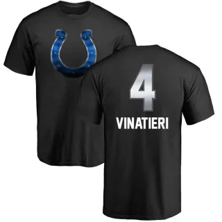 Adam Vinatieri Indianapolis Colts Midnight Mascot T-Shirt - Black