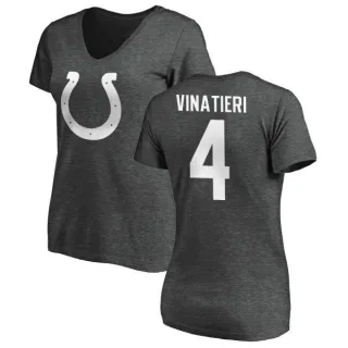 Adam Vinatieri Women's Indianapolis Colts One Color T-Shirt - Ash