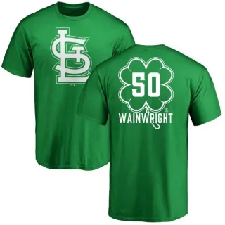 Adam Wainwright St. Louis Cardinals Dubliner Name & Number T-Shirt - Kelly Green