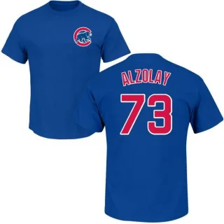 Adbert Alzolay Chicago Cubs Name & Number T-Shirt - Royal