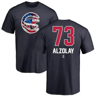 Adbert Alzolay Chicago Cubs Name and Number Banner Wave T-Shirt - Navy