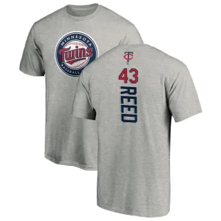 Addison Reed Minnesota Twins Backer T-Shirt - Ash