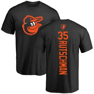 Adley Rutschman Baltimore Orioles Backer T-Shirt - Black