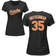 Adley Rutschman Women's Baltimore Orioles Name & Number T-Shirt - Black