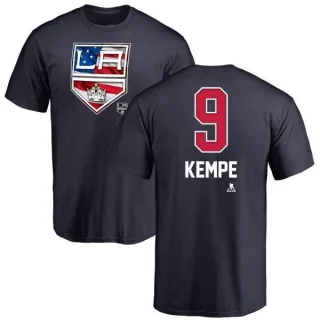 Adrian Kempe Los Angeles Kings Name and Number Banner Wave T-Shirt - Navy