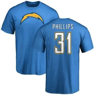 Adrian Phillips Los Angeles Chargers Name & Number T-Shirt - Blue