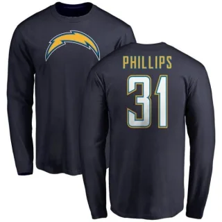 Adrian Phillips Los Angeles Chargers Name & Number T-Shirt - Navy -