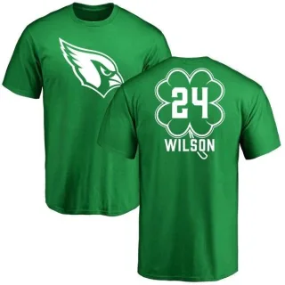 Adrian Wilson Arizona Cardinals Green St. Patrick's Day Name & Number T-Shirt