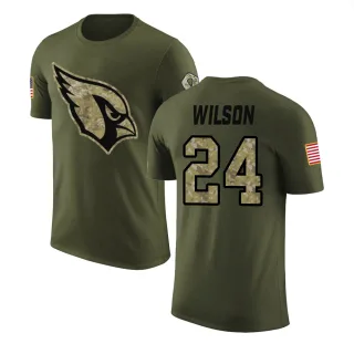 Adrian Wilson Arizona Cardinals Olive Salute to Service Legend T-Shirt