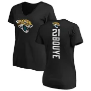 A.J. Bouye Women's Jacksonville Jaguars Backer Slim Fit T-Shirt - Black