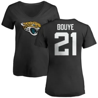 A.J. Bouye Women's Jacksonville Jaguars Name & Number Logo Slim Fit T-Shirt - Black