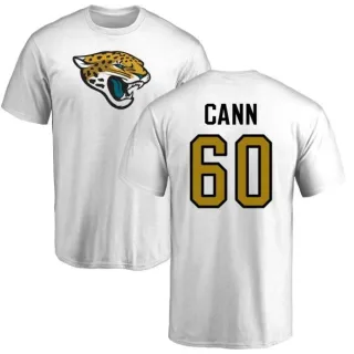 A.J. Cann Jacksonville Jaguars Name & Number Logo T-Shirt - White