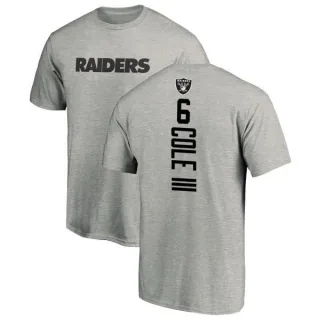 A.J. Cole III Oakland Raiders Backer T-Shirt - Ash