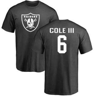 A.J. Cole III Oakland Raiders One Color T-Shirt - Ash