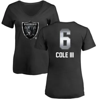 A.J. Cole III Women's Oakland Raiders Midnight Mascot T-Shirt - Black