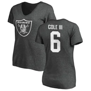 A.J. Cole III Women's Oakland Raiders One Color T-Shirt - Ash