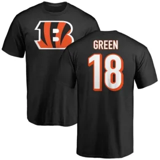 A.J. Green Cincinnati Bengals Name & Number Logo T-Shirt - Black