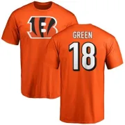 A.J. Green Cincinnati Bengals Name & Number Logo T-Shirt - Orange