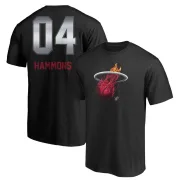 A.J. Hammons Miami Heat Black Midnight Mascot T-Shirt