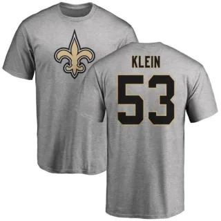 A.J. Klein New Orleans Saints Name & Number Logo T-Shirt - Ash