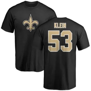 A.J. Klein New Orleans Saints Name & Number Logo T-Shirt - Black