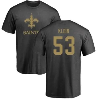 A.J. Klein New Orleans Saints One Color T-Shirt - Ash