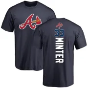 A.J. Minter Atlanta Braves Backer T-Shirt - Navy