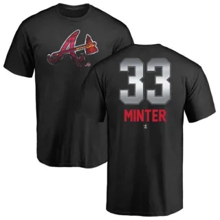 A.J. Minter Atlanta Braves Midnight Mascot T-Shirt - Black