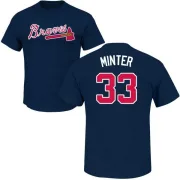 A.J. Minter Atlanta Braves Name & Number T-Shirt - Navy