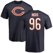 Akiem Hicks Chicago Bears Name & Number Logo T-Shirt - Navy