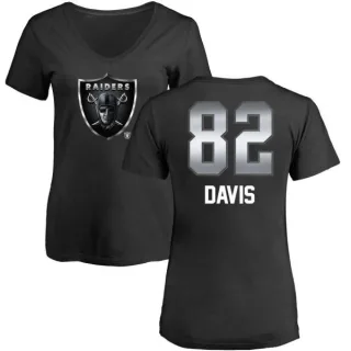 Al Davis Women's Oakland Raiders Midnight Mascot T-Shirt - Black