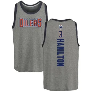 Al Hamilton Edmonton Oilers Backer Tri-Blend Tank - Heathered Gray