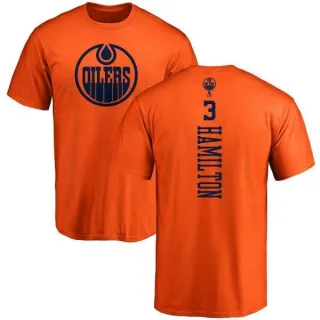 Al Hamilton Edmonton Oilers One Color Backer T-Shirt - Orange