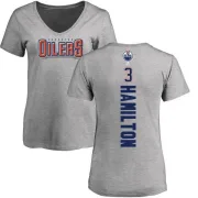 Al Hamilton Women's Edmonton Oilers Backer T-Shirt - Ash