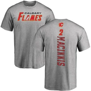 Al MacInnis Calgary Flames Backer T-Shirt - Ash