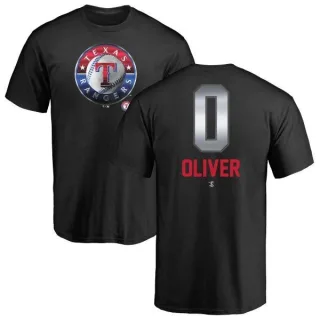 Al Oliver Texas Rangers Midnight Mascot T-Shirt - Black