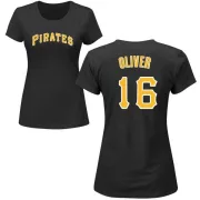 Al Oliver Women's Pittsburgh Pirates Name & Number T-Shirt - Black