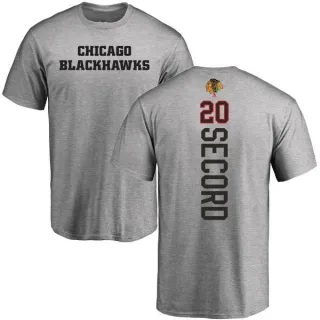 Al Secord Chicago Blackhawks Backer T-Shirt - Ash