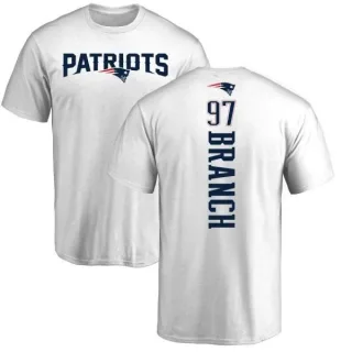 Alan Branch New England Patriots Backer T-Shirt - White