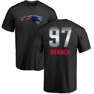 Alan Branch New England Patriots Midnight Mascot T-Shirt - Black