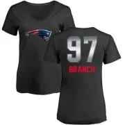 Alan Branch Women's New England Patriots Midnight Mascot T-Shirt - Black