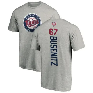 Alan Busenitz Minnesota Twins Backer T-Shirt - Ash