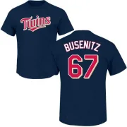 Alan Busenitz Minnesota Twins Name & Number T-Shirt - Navy