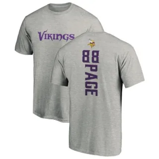 Alan Page Minnesota Vikings Backer T-Shirt - Ash