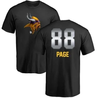 Alan Page Minnesota Vikings Midnight Mascot T-Shirt - Black